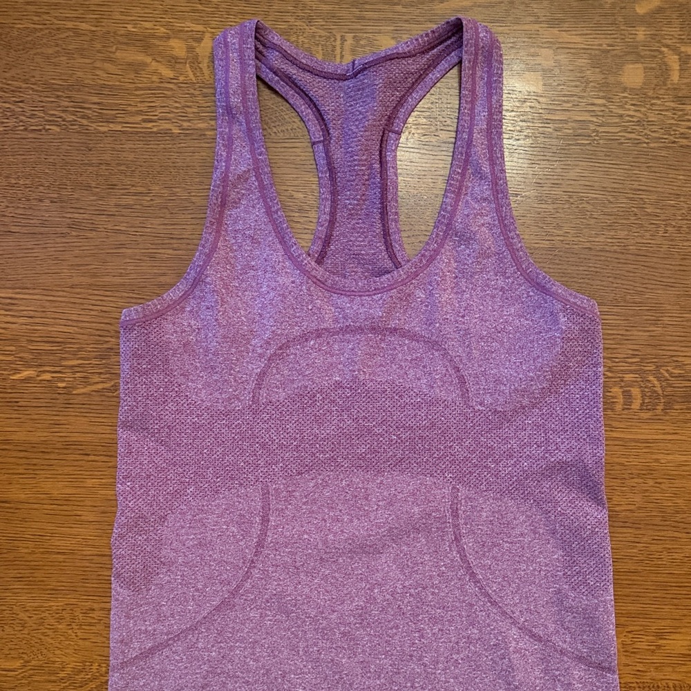 Purple Lululemon Swiftly Tech Racerback Tank